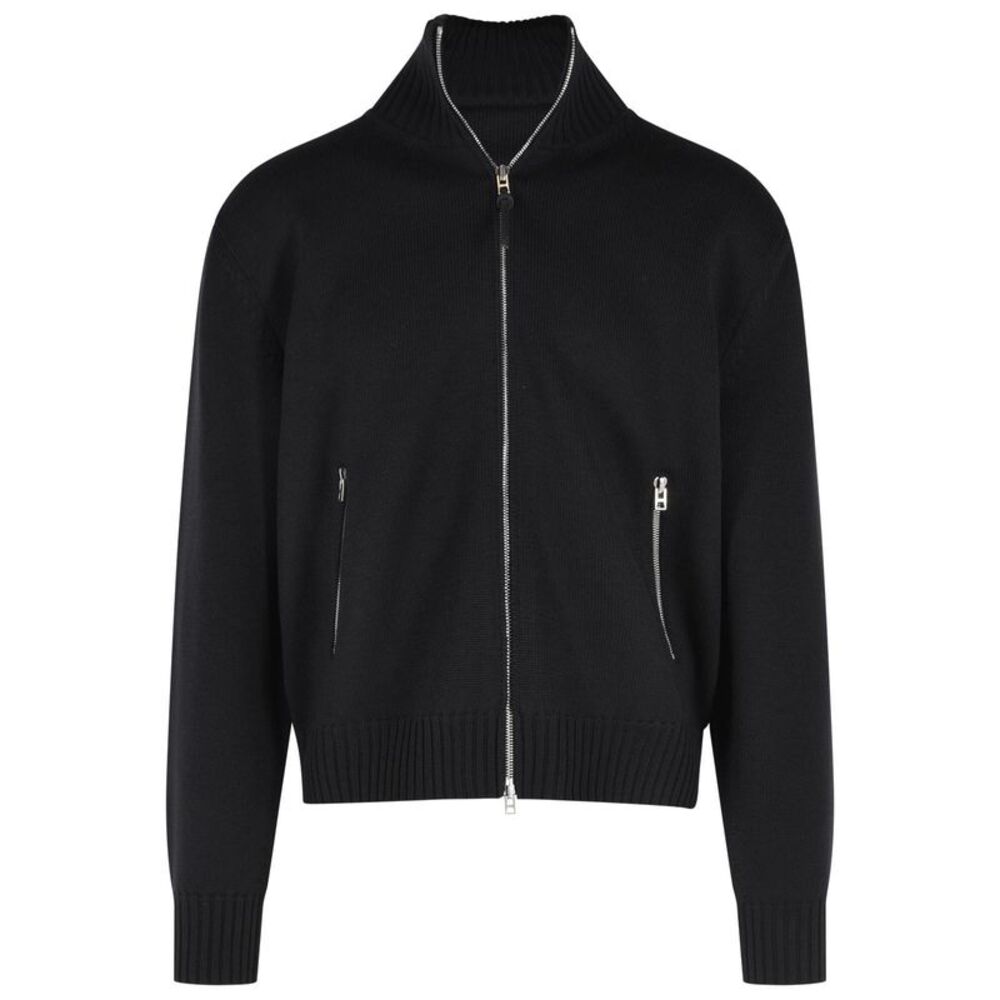 Tom Ford Black Virgin Wool Cardigan Men